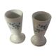 Two porcelain mazagrans
