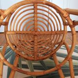 Louis Sognot rattan chair