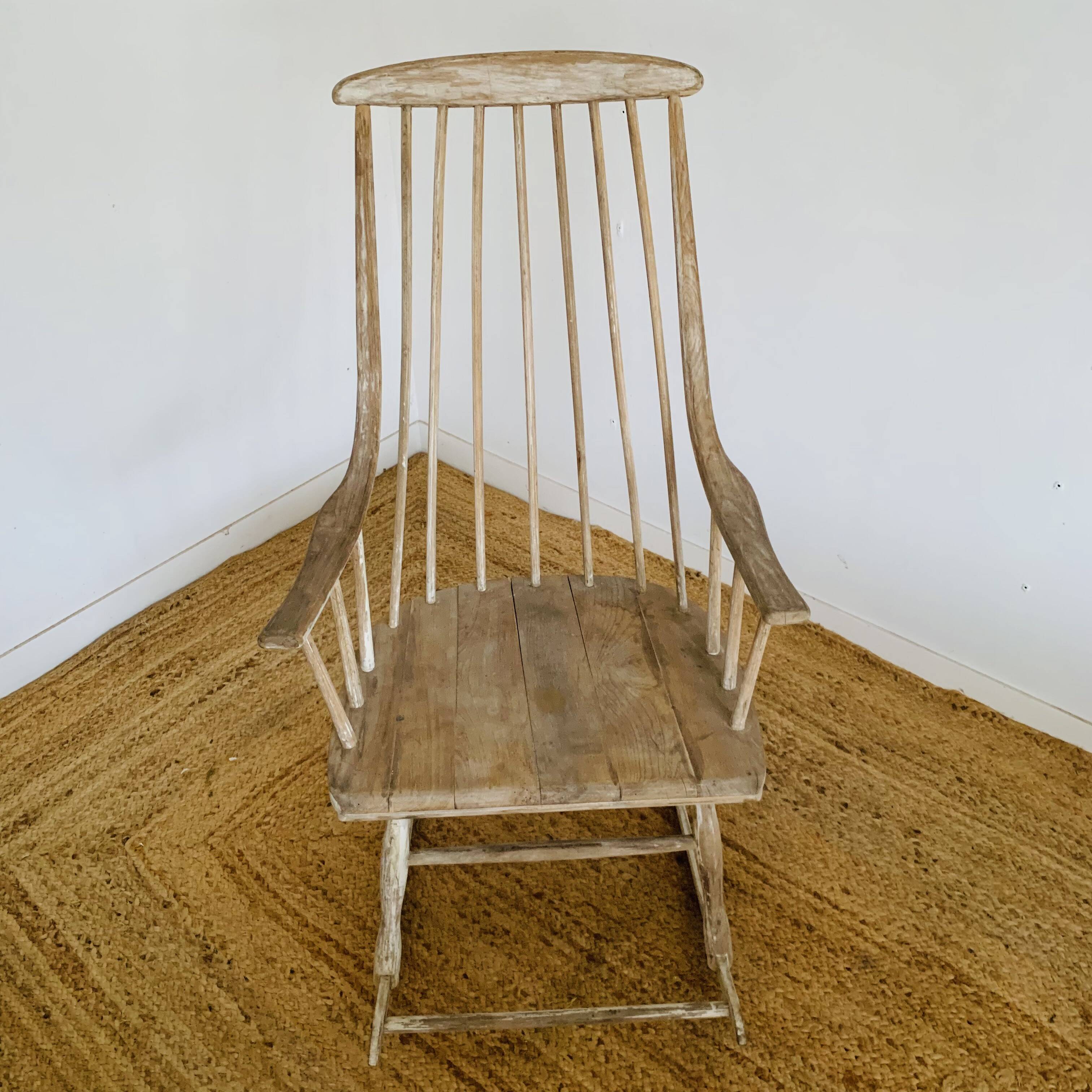 Pair of vintage rocking chairs by Lena Larsson