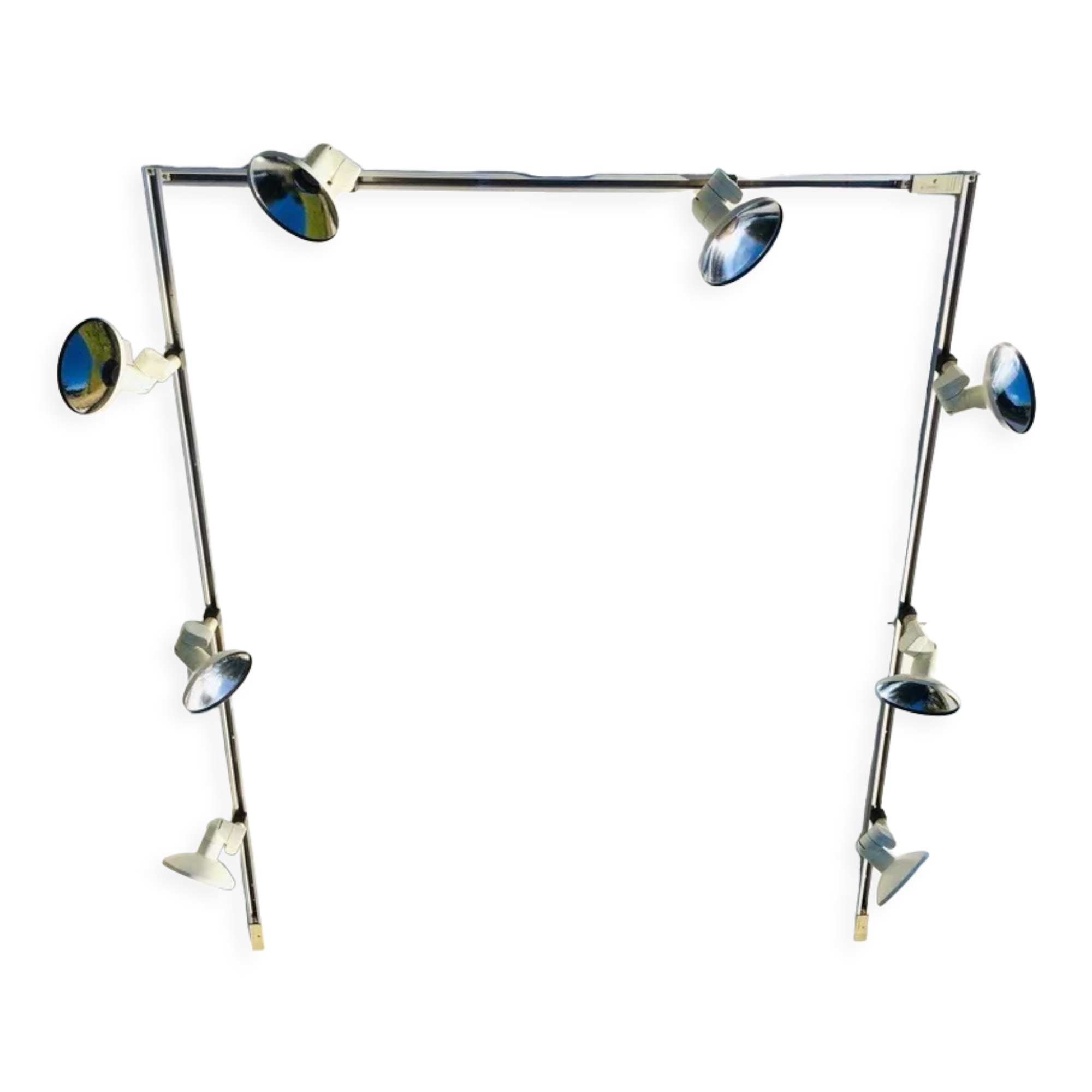 8 spots and 3 rails philips vintage 80s