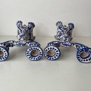 Ceramic candle holders
