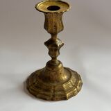 Louis XV period bronze candlestick, 18th century