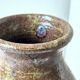French workshop vase in pyrite stoneware from around 1950.