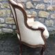 Fauteuil bergère à oreilles Louis XV