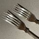 Table cutlery (knife and fork) silver-plated, set of 37 pieces, England, vintage Art Deco