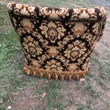 Vintage velvet armchair