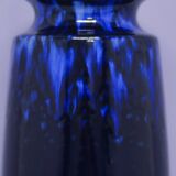 vintage blue shiny West Germany vase Scheurich