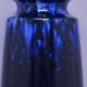 vintage blue shiny West Germany vase Scheurich
