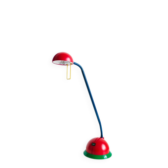 Multicolore Memphis Desk Lamp in Painted Metal and Plastic - 80s/90s Pop Art
