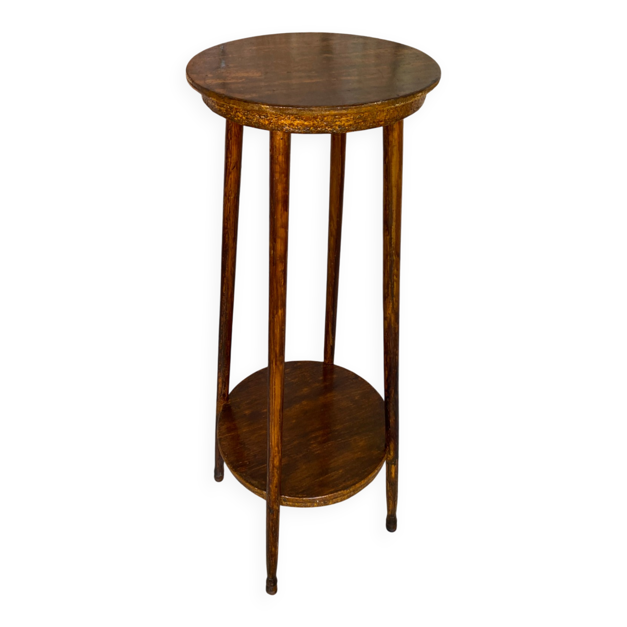 High Stand Vintage Wooden Pot Holder