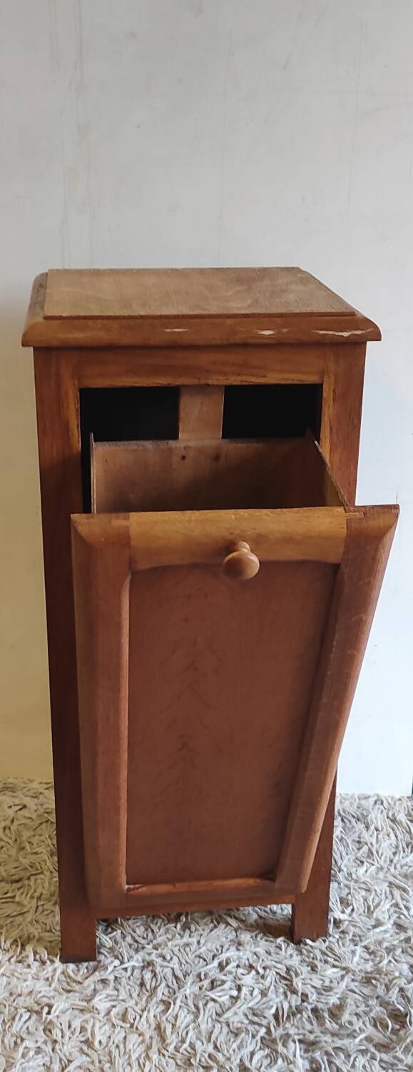 Mado style storage unit in solid wood - 1950s