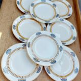 Assiettes plates Longwy