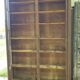 Oak display cabinet/bookcase - Breton regional style - early 20th century