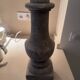 Lamp base balusters in stone