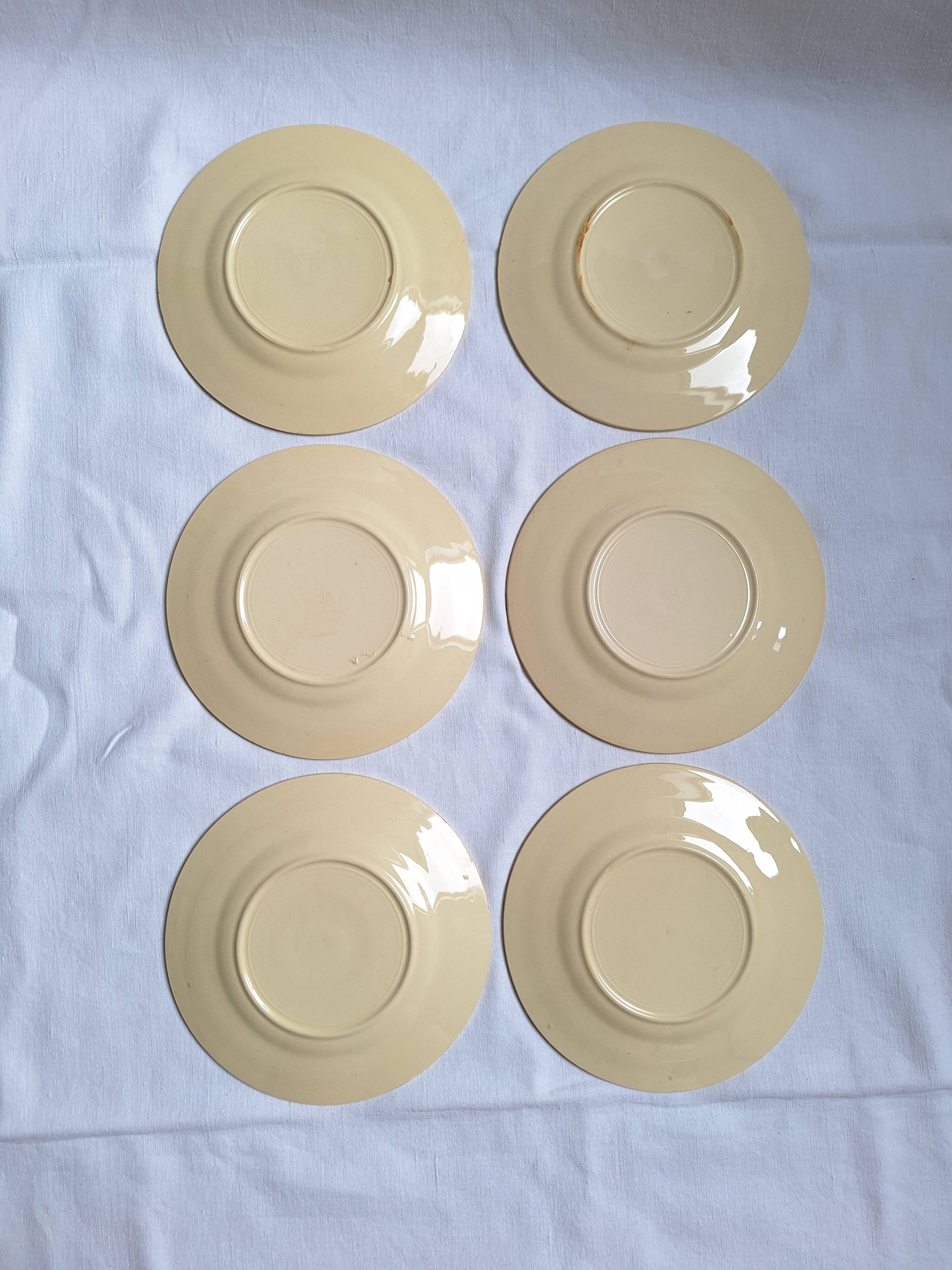 Vintage dessert plates