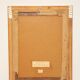 Classic female painting from the mid-century, wooden frame and linen, 1930s.