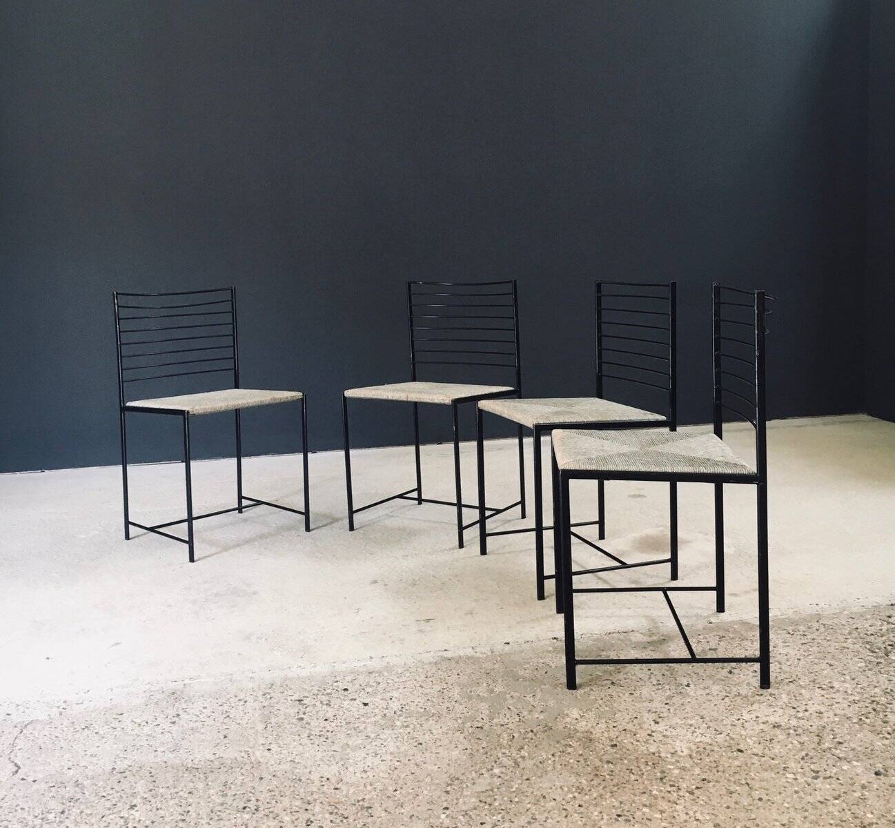 Postmodern Alice Dining Chairs from Cidue, Italy, 1980s, Set of 4