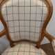 Paire de fauteuils de style Louis Philippe en hêtre teinté XX siècle