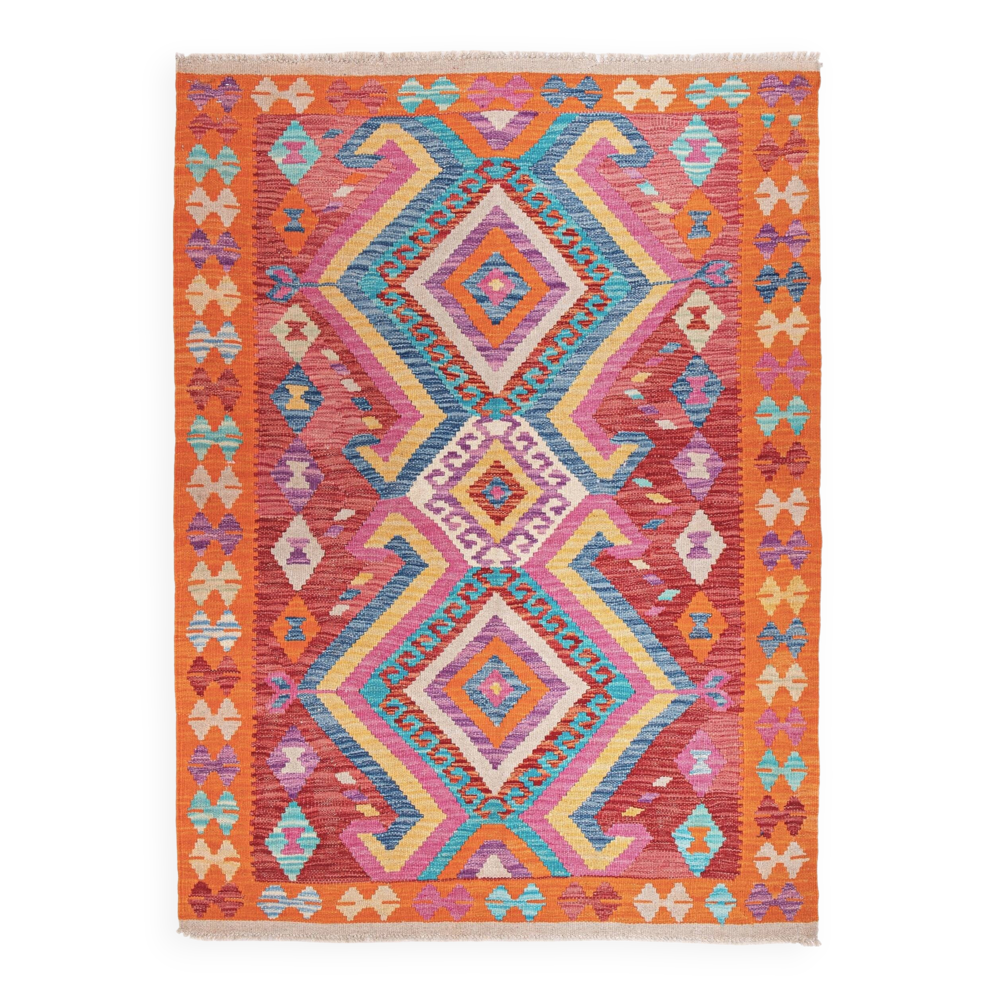 Pashtun Afghan kilim 144 x 105 cm