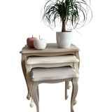 Wooden nesting tables