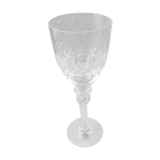 Former cut, engraved crystal water glass, Rogaska Gallia, Slovenia