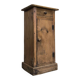 Vintage high bedside table in solid wood