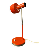 Lampe de bureau orange Hustadt Leuchten du milieu du siècle