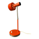 Orange mid-century Hustadt Leuchten desk lamp