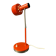 Orange mid-century Hustadt Leuchten desk lamp