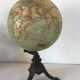 Former globe Émile Berteaux cast iron foot 19th