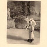 Laure albin-guillot, doll with parasol, 1945, michel fresson collection