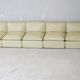 Set of 5 leather armchairs, France 80