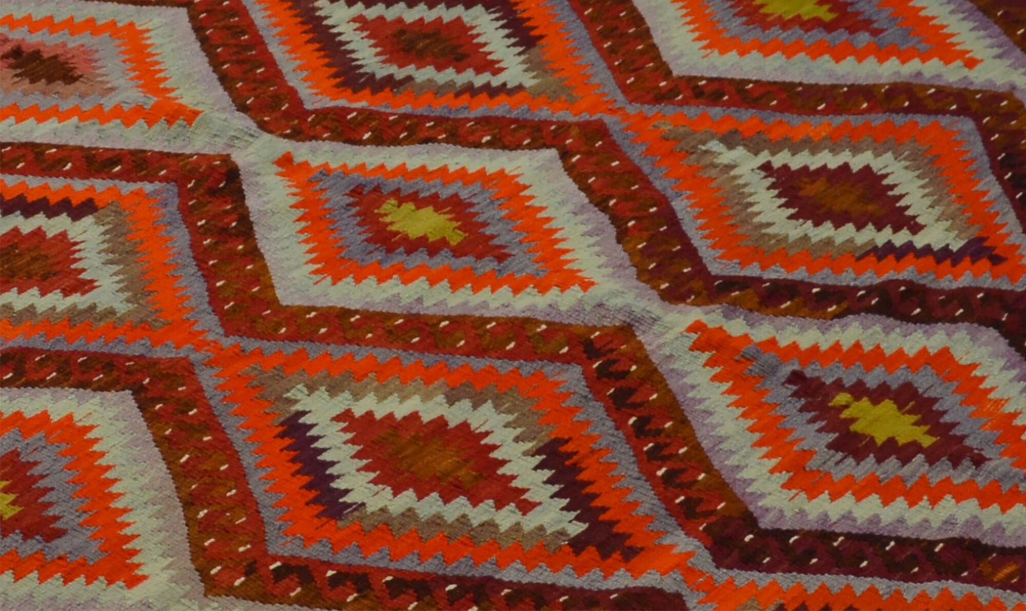 Anatolian handmade kilim rug 257 cm x 170 cm