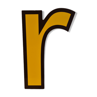 Vintage letter LED "r"