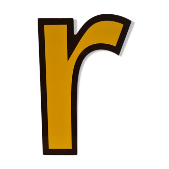 Lettre vintage LED "r"