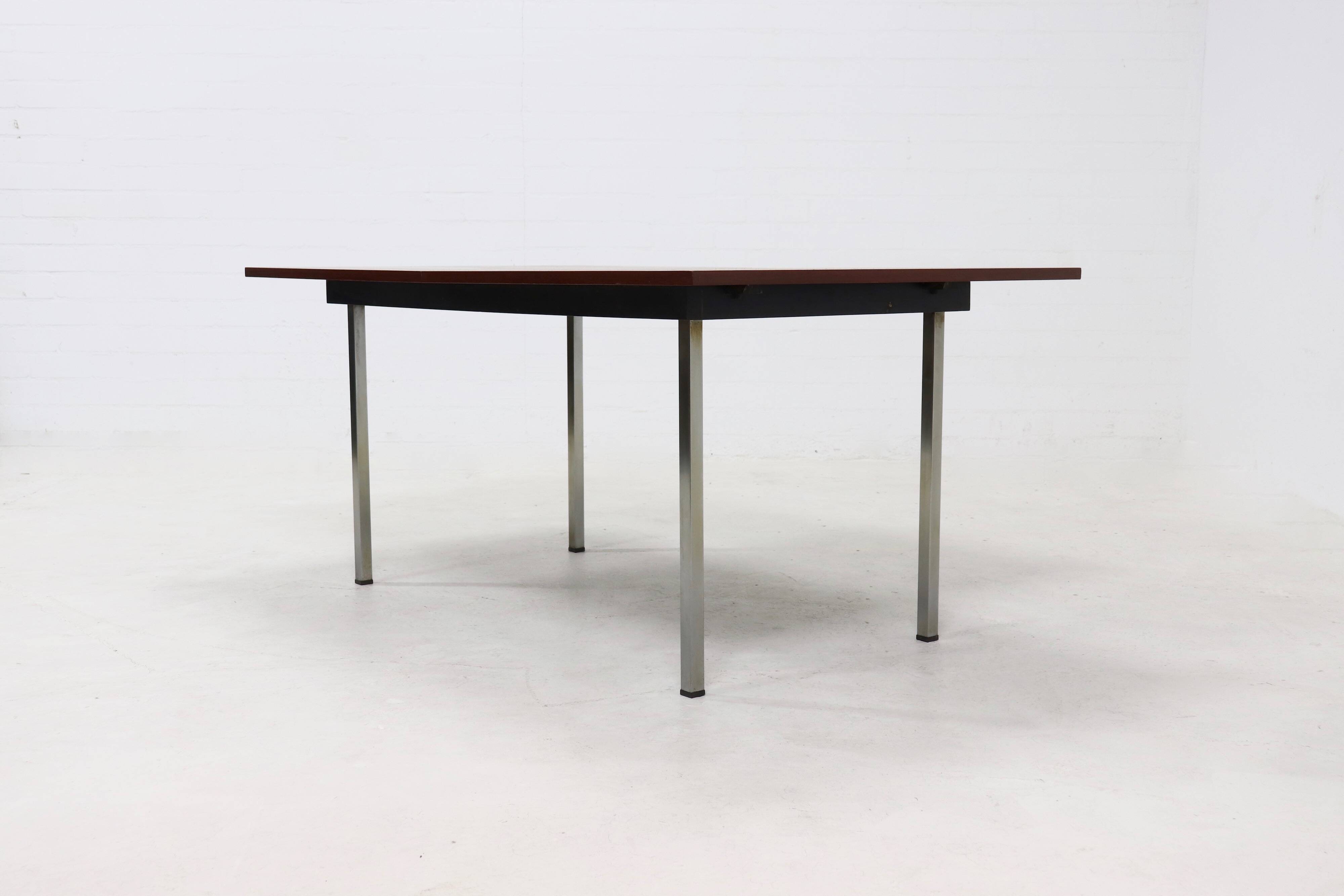 Extendable dining table by Alfred Hendrickx for Belform Belgium 1960s
