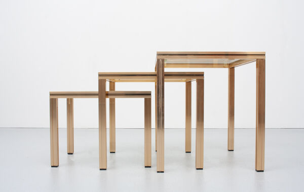 Table gigognes pierre vandel France années 1970