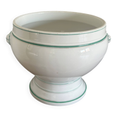 Antique Haviland Limoges porcelain jardinière – green decoration