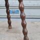 Solid wood tripod stool