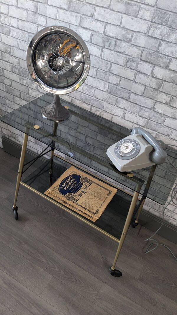 Sellette vintage fumé 70'