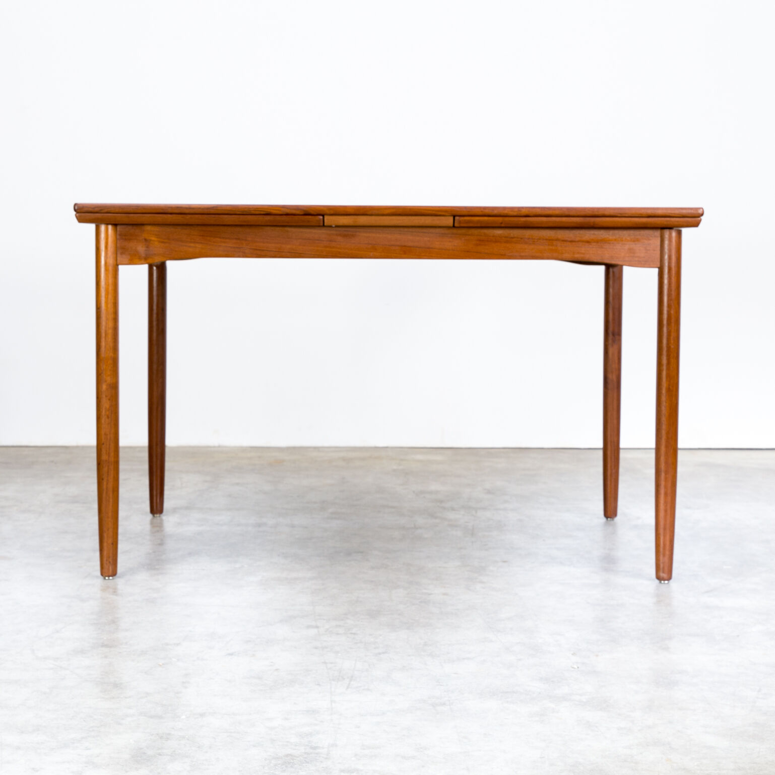 60s Danish teak dining table extandable for Randers Møbelfabrik