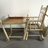 Chaise haute ancienne
