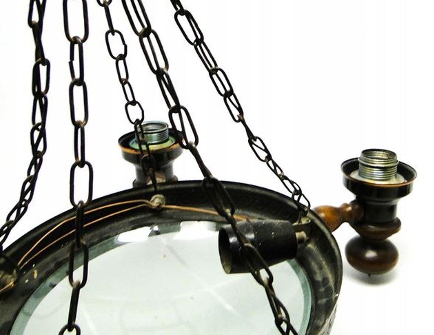 Chandelier du milieu du siècle, Pologne, années 1970