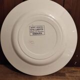 French vintage plate, R. Lafitte, Terre de Fer, Salins