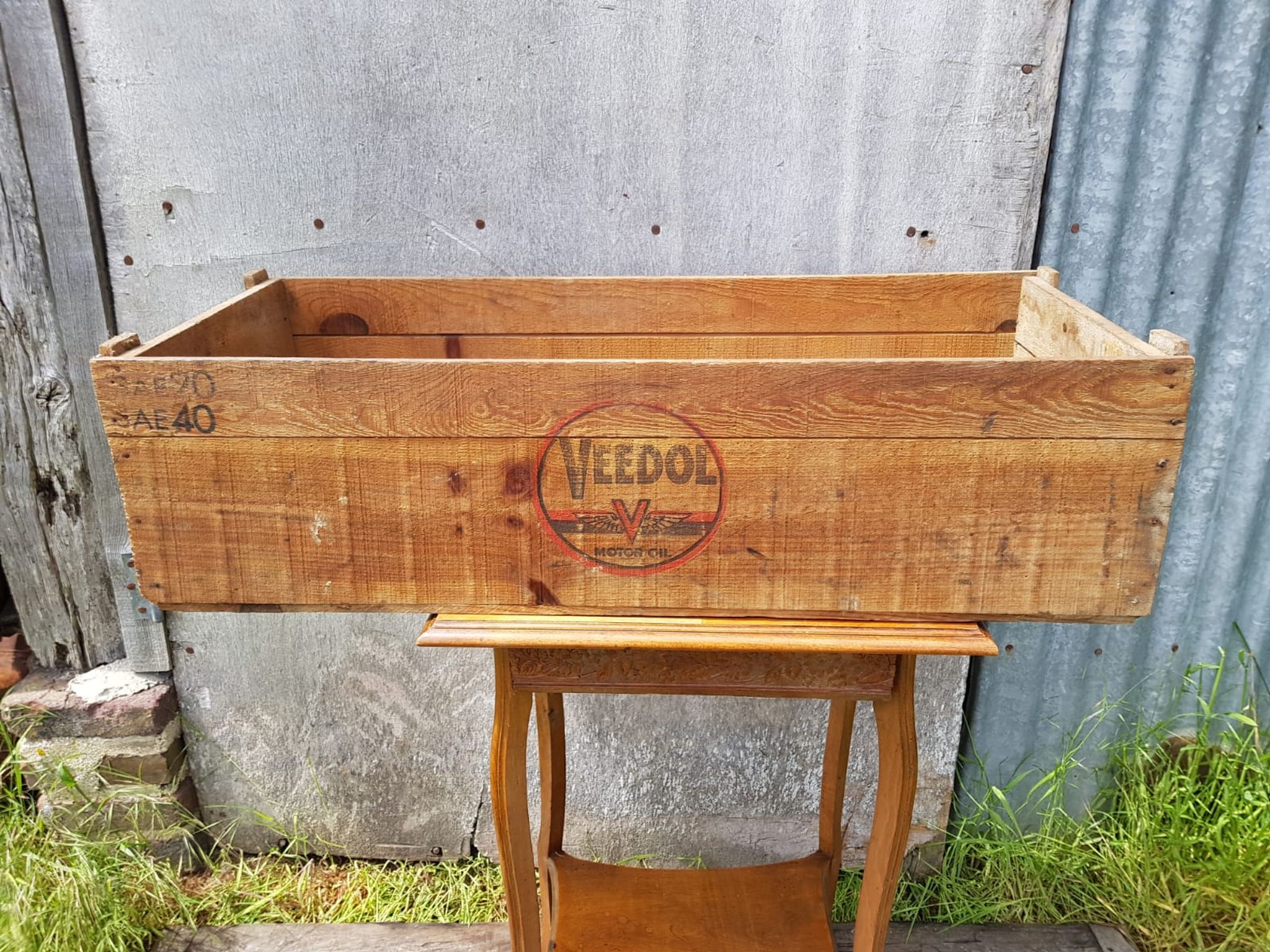 Former advertising fund veddol motor oil wood