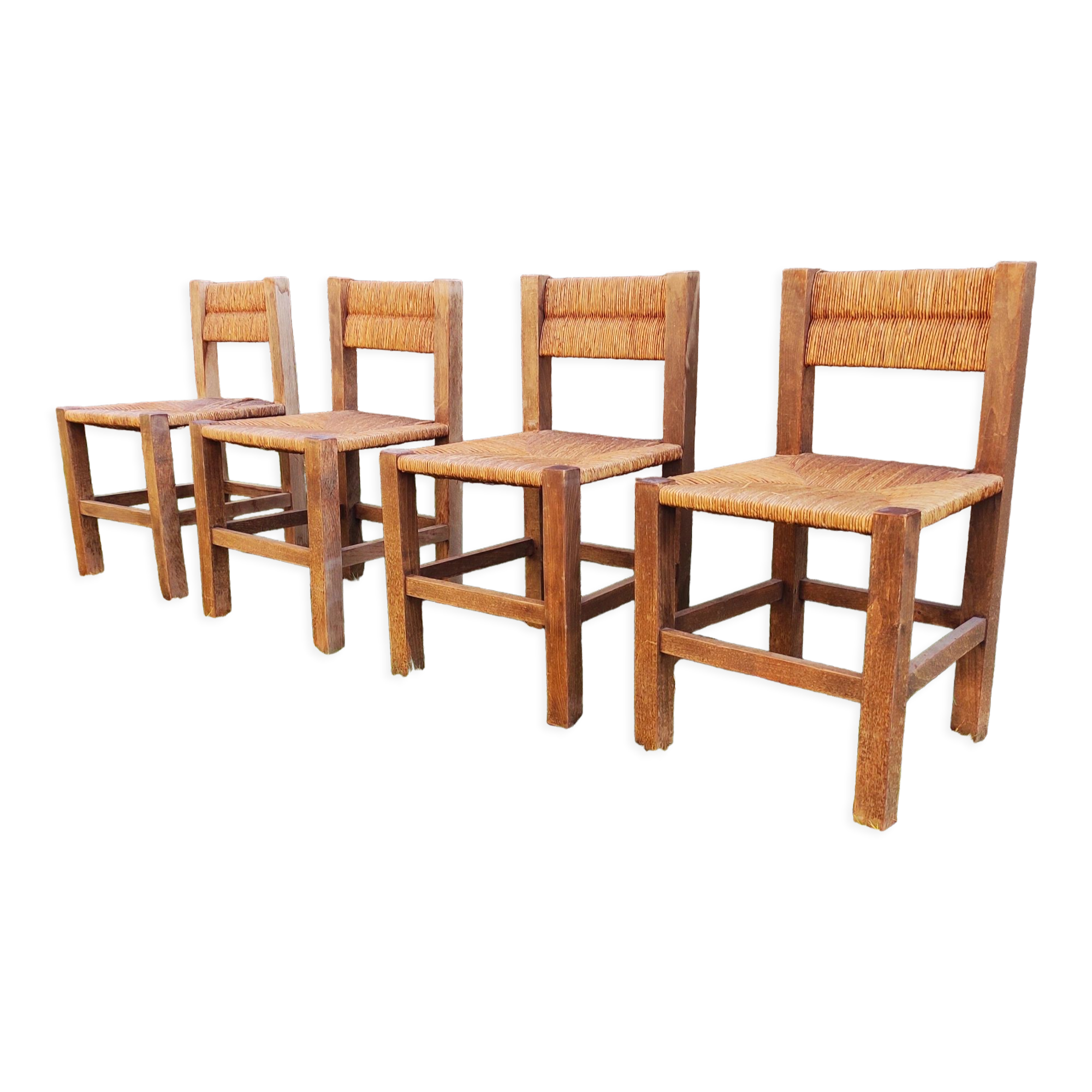 Vintage brutalist chairs 1950