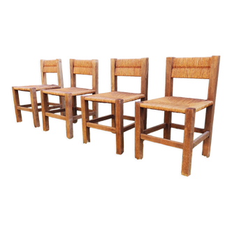 Vintage brutalist chairs 1950