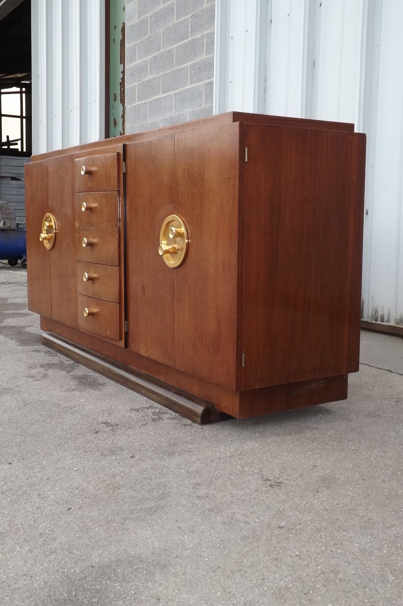Buffet en palissandre des Indes moderniste Art Déco 1930 1940