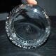 Saint-Louis bowl with whipped cream in cut crystal, signed.