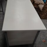 Used Manutan industrial desk with 2 pedestals